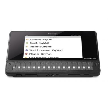 Image of the BrailleNote Touch Plus 32 device.